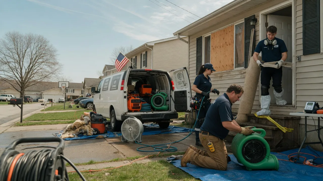 Water Damage Restoration in Hebron, IL near me